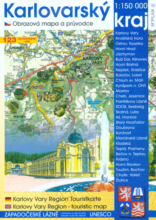 Karlovarský kraj : obrazová mapa a průvodce = Karlovy Vary Region Touristkarte = Karlovy Vary Region - touristic map