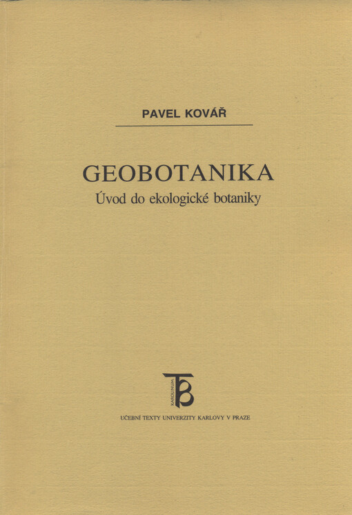 Geobotanika :úvod do ekologické botaniky