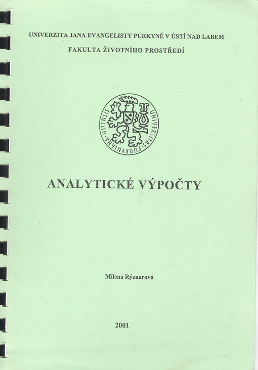 Analytické výpočty