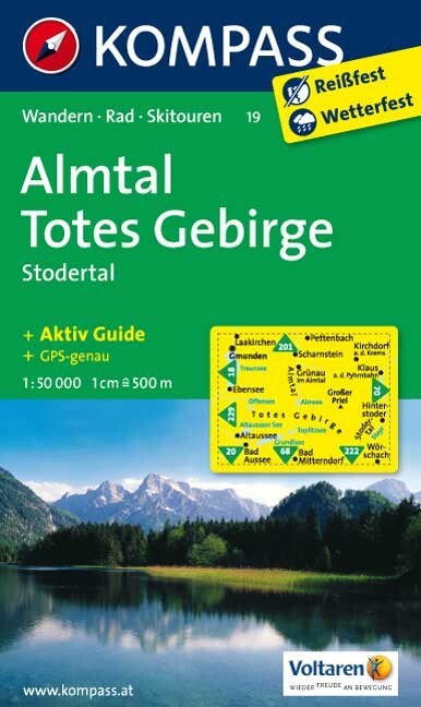 19: Almtal - Steyrtal - Totes Gebirge 1:50, 000