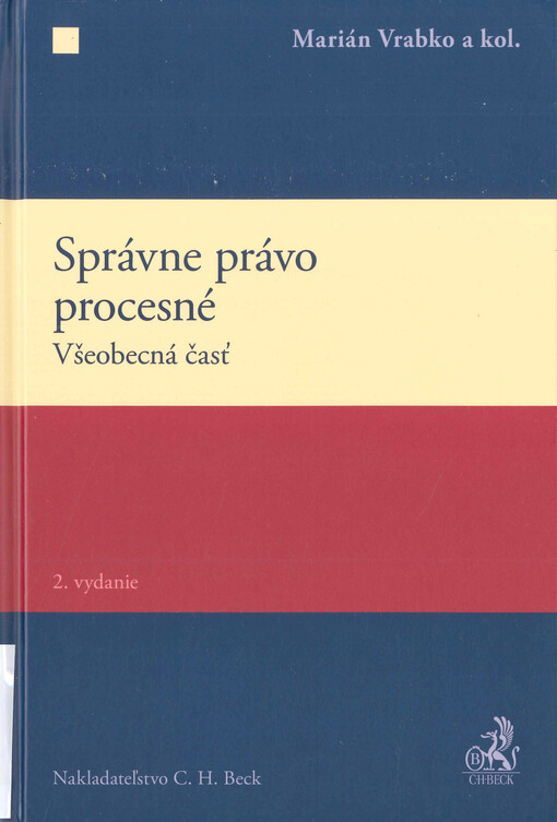 Správne právo procesné : všeobecná časť