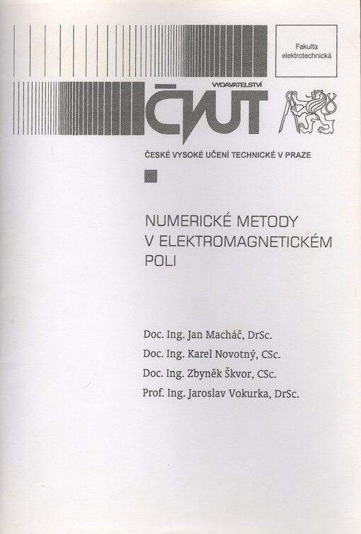 Numerické metody v elektromagnetickém poli