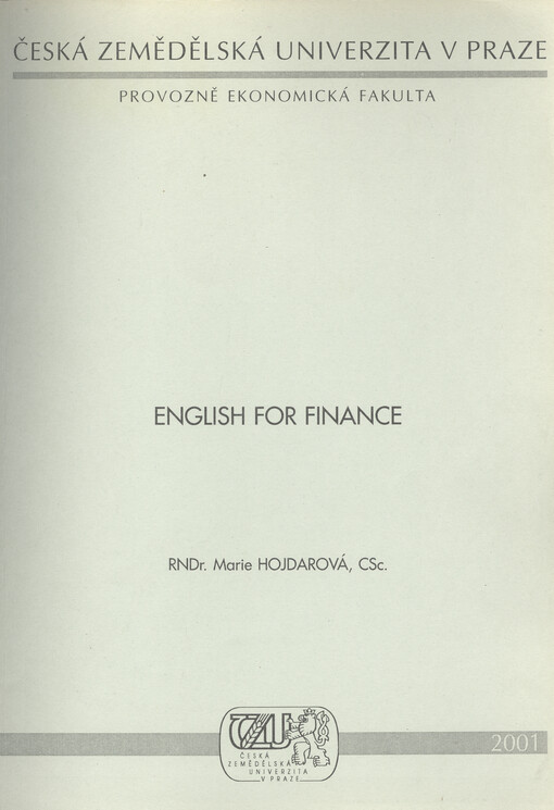 English for finance