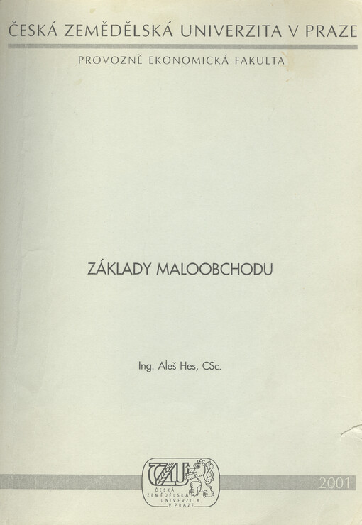 Základy maloobchodu