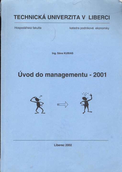 Úvod do managementu - 2001