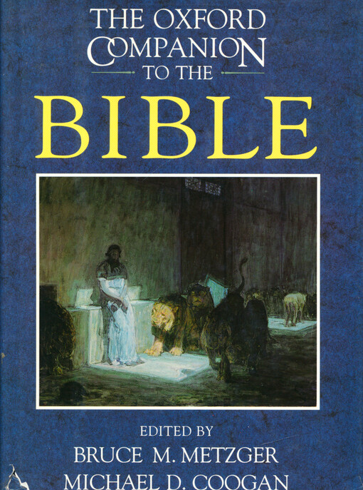 The Oxford Companion to the Bible