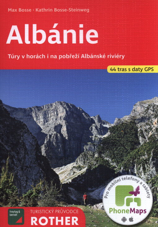 Albánie : túry v horách i na pobřeží Albánské riviéry : 44 tras s daty GPS