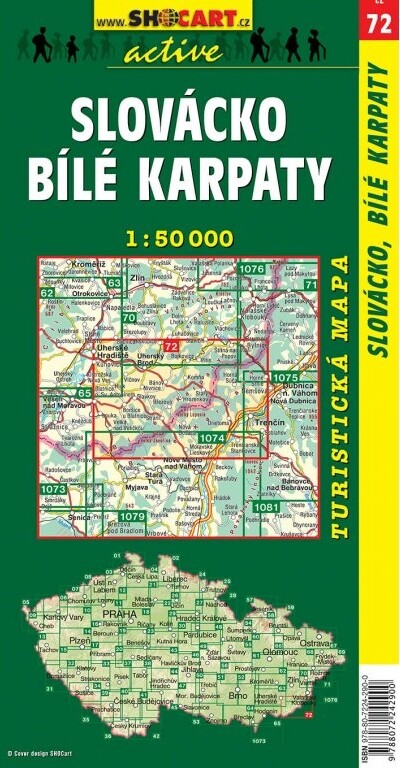 Slovácko Bílé Karpaty : turistická mapa 1:50^000