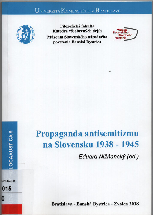 Propaganda antisemitizmu na Slovensku 1938-1945