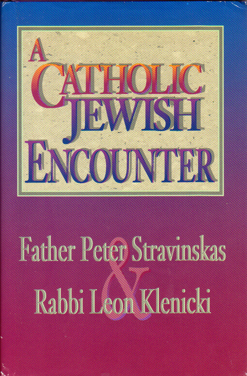 Fifteen years of Catholic-Jewish dialogue 1970-1985