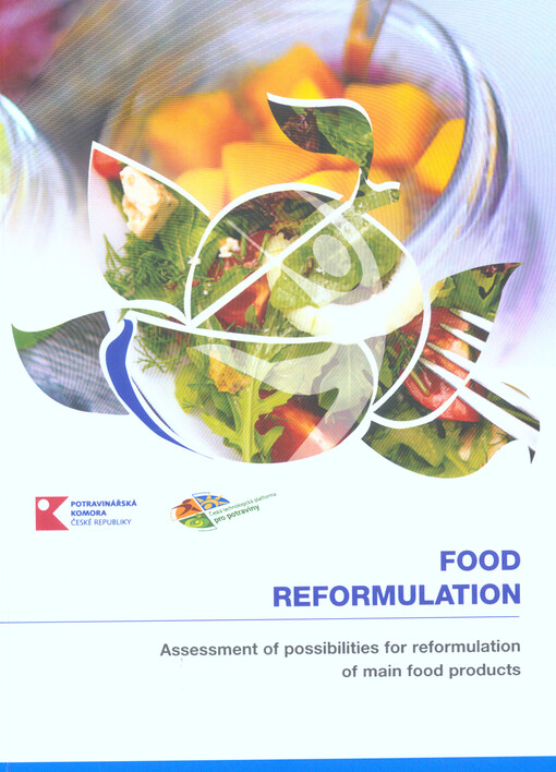 Food reformulation : assessment of possibilities for reformulation of main food products