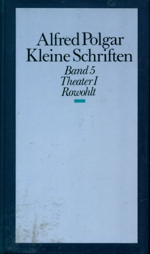 Kleine Schriften.