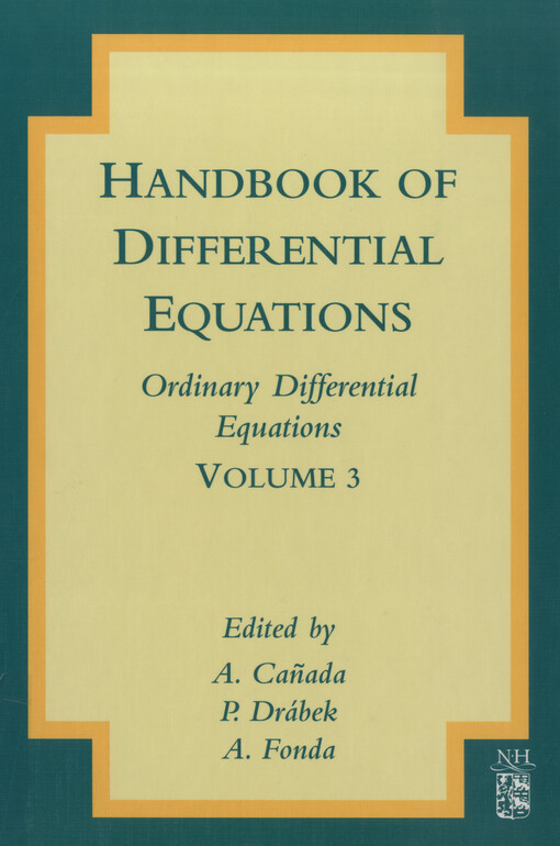Handbook of differential equations : ordinary differential equations. Volume III