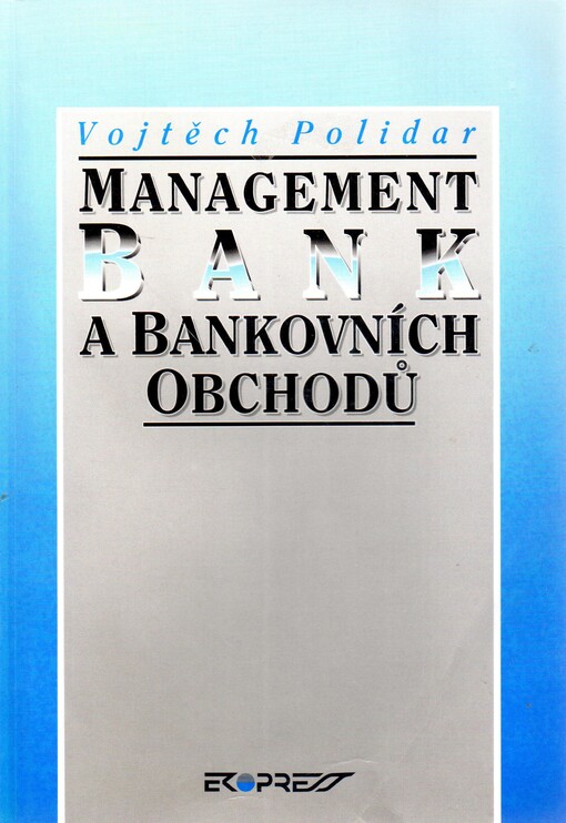 Management bank a bankovních obchodů