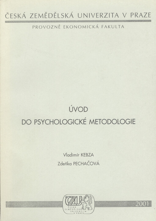Úvod do psychologické metodologie