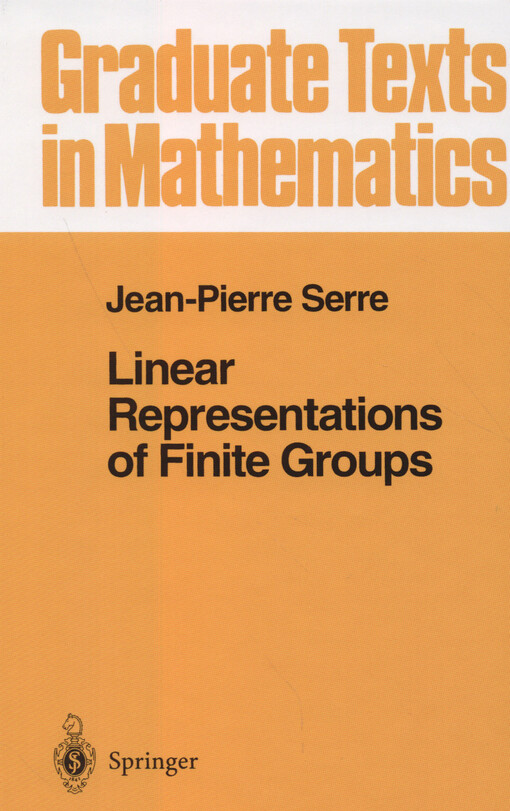 Linear representations of finite groups