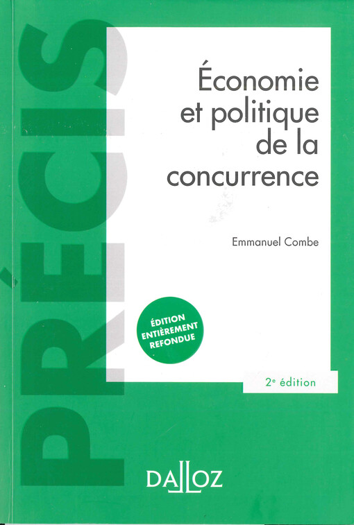 Économie et politique de la concurrence