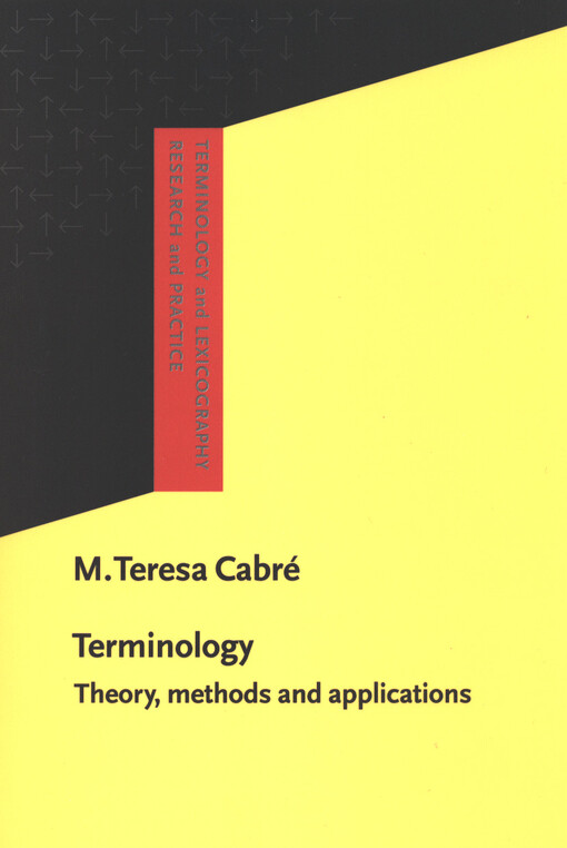 Terminology : theory, methods and applications