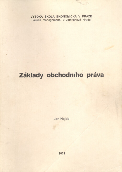 Základy obchodního práva