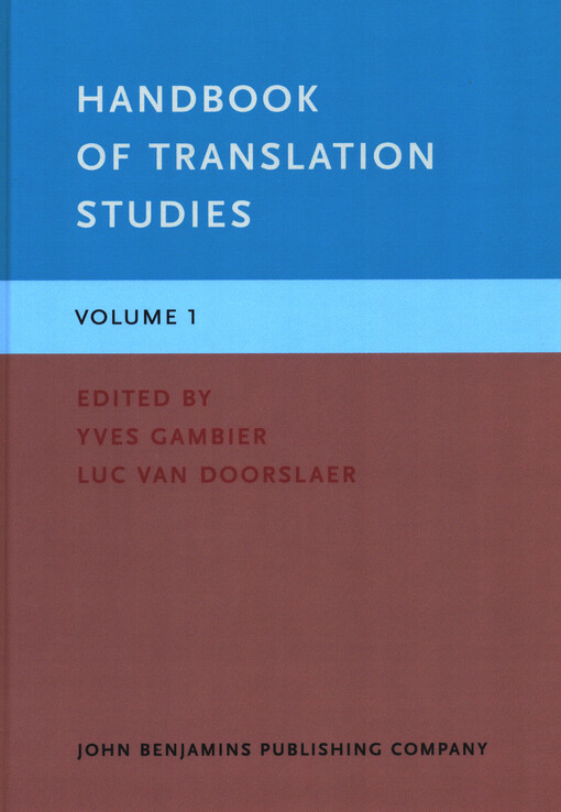 Handbook of translation studies. Volume 1
