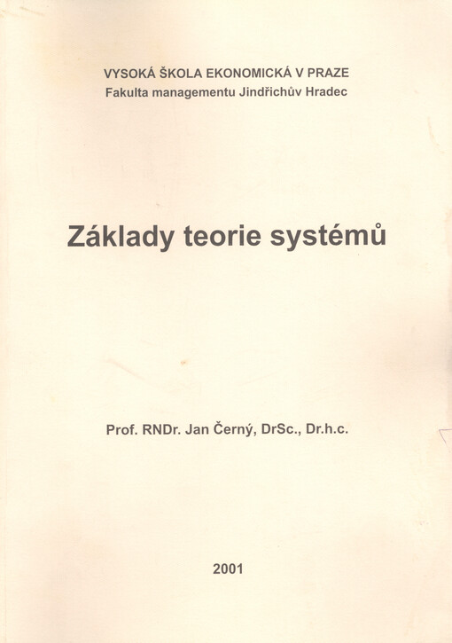 Základy teorie systémů