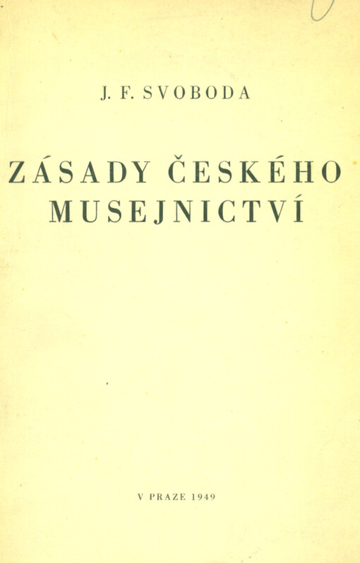 Zásady českého musejnictví
