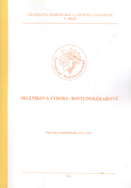 Skleníková výroba - rostlinolékařství