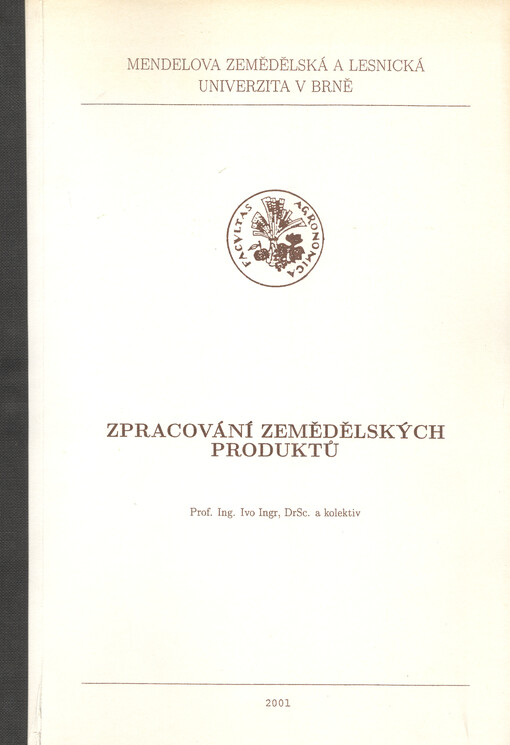 Zpracování zemědělských produktů