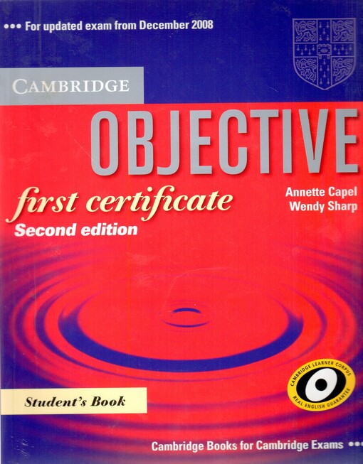 Objective first certificate. Student's book