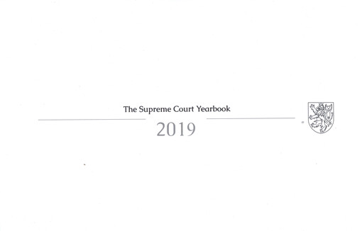 Ročenka Nejvyššího soudu ... = The Supreme Court Yearbook ...