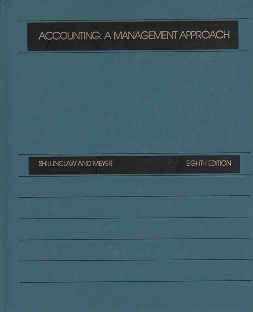 Accounting : a management approach