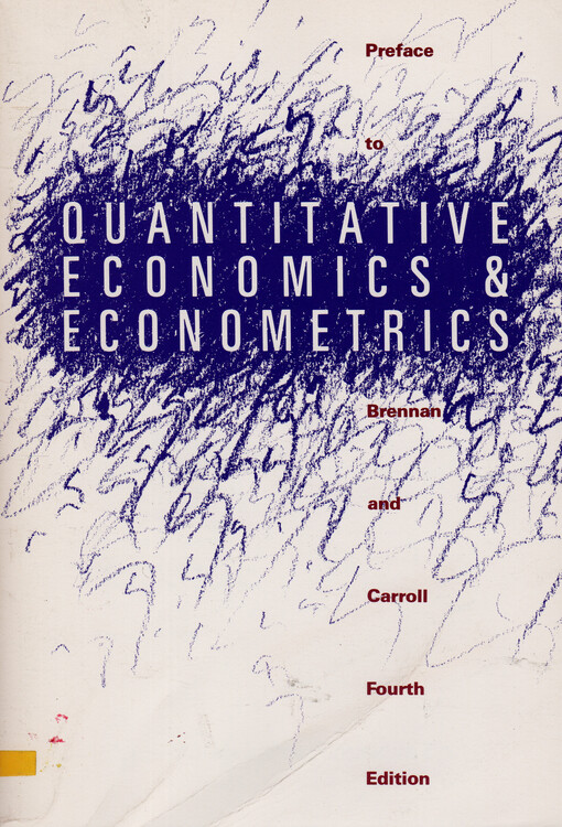 Preface to quantitative economics and econometrics
