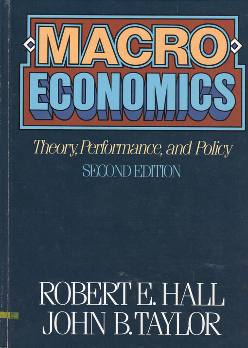 Macroeconomics : theory, performance, and policy