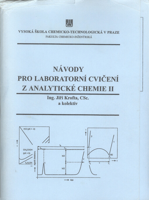 Návody pro laboratorní cvičení z analytické chemie II