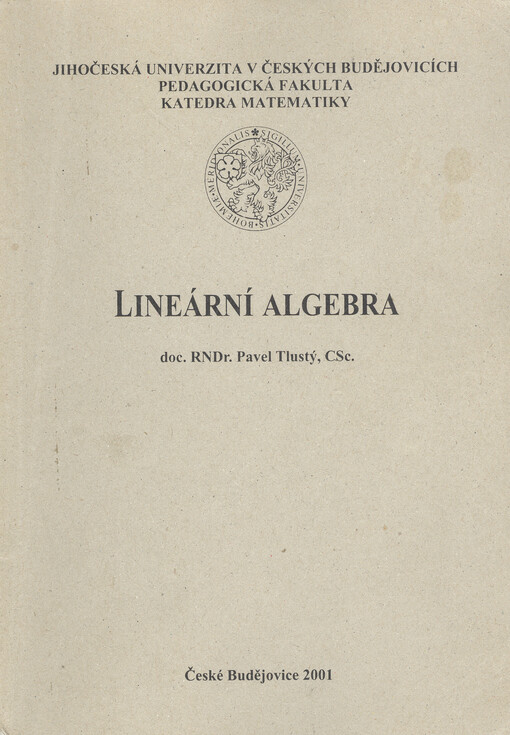 Lineární algebra