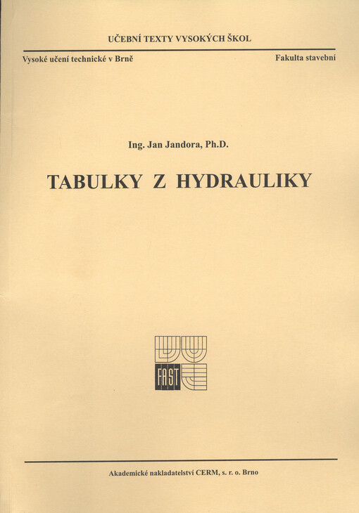 Tabulky z hydrauliky