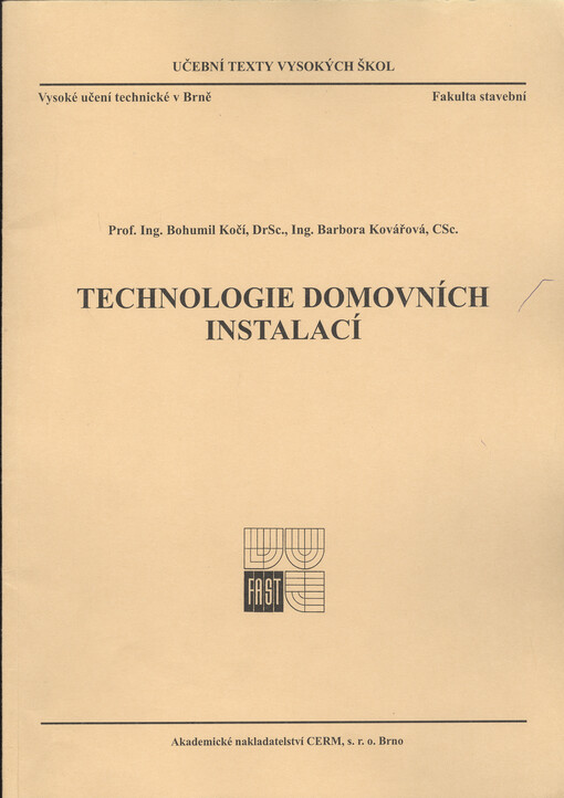 Technologie domovních instalací