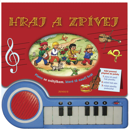 Hraj a zpívej piano se světýlkem, které tě naučí hrát