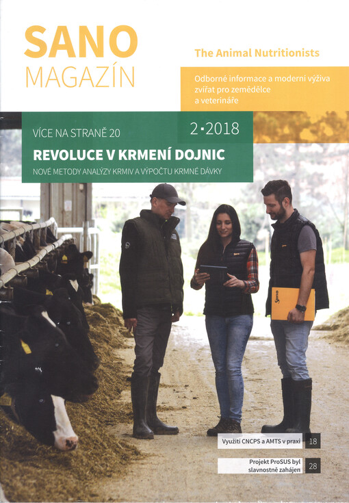 Sano magazín : the animal nutritionists : odborné informace a moderní výživa zvířat pro zemědělce a veterináře