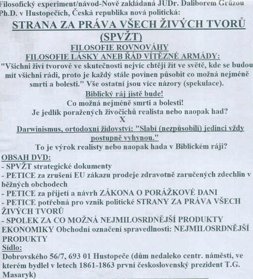 Filosofie rovnováhy : (web, knihy a film) = Philosophy of balance : (web, books and film)