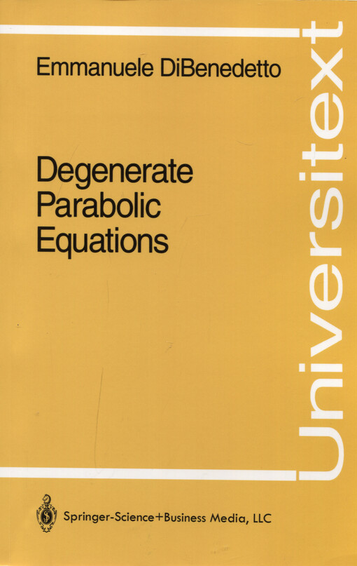 Degenerate parabolic equations