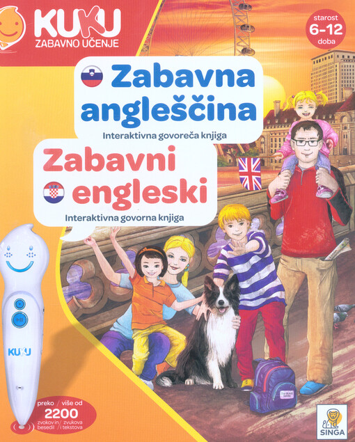 Zabavna angleščina : interaktivna govoreča knjiga = Zabavni engleski : interaktivna govorna knjiga