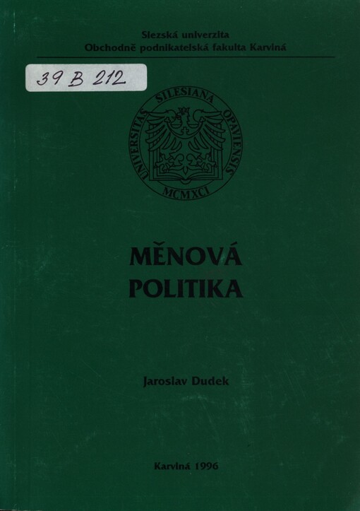Měnová politika