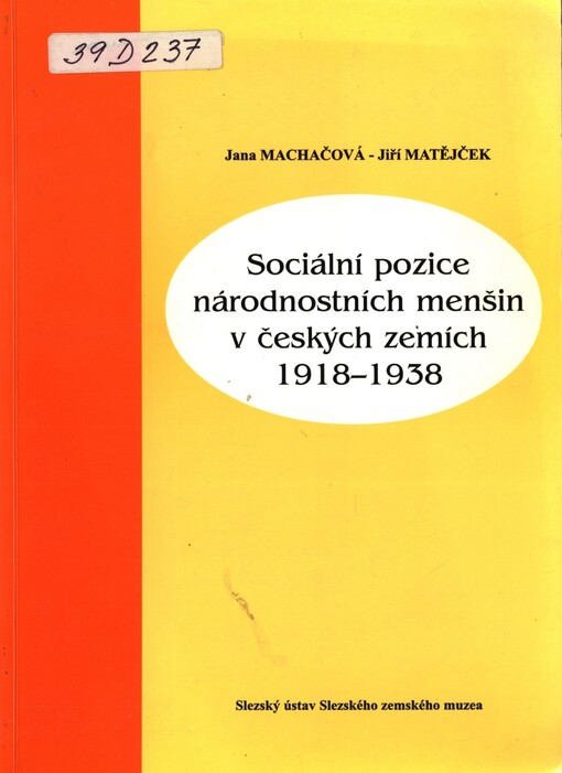 Sociální pozice národnostních menšin v českých zemích 1918-1938