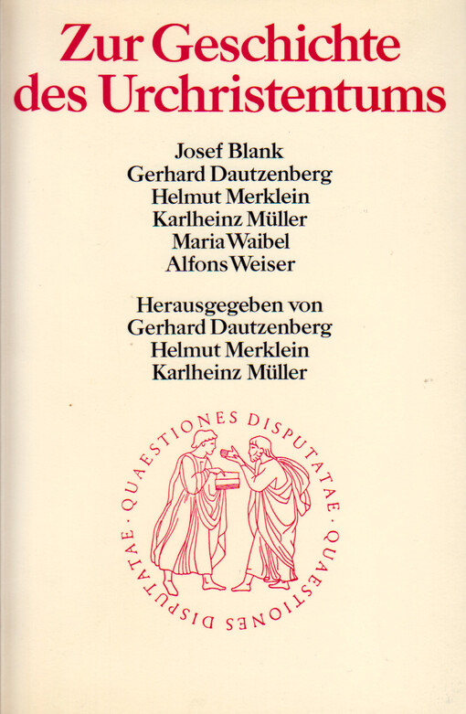 Zur Geschichte des Urchristentums
