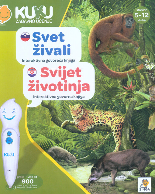Svet živali : interaktivna govoreča knjiga = Svijet životinja : interaktivna govorna knjiga