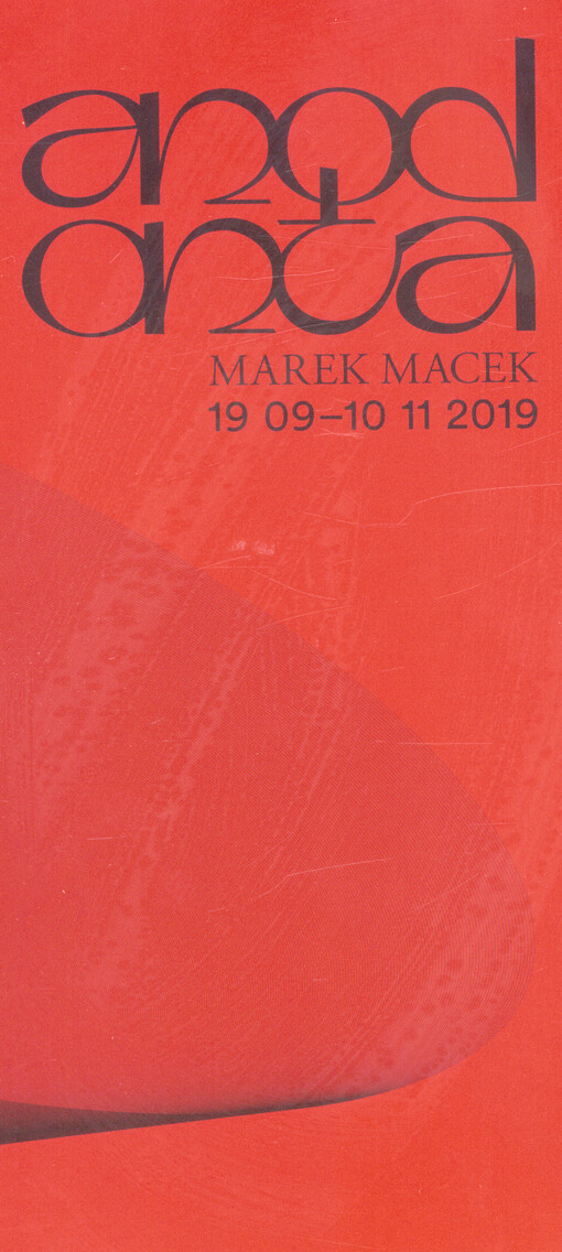 Marek Macek : Anodonta : 19.09.-10.11.2019