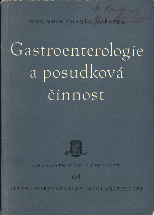 Gastroenterologie a posudková činnost