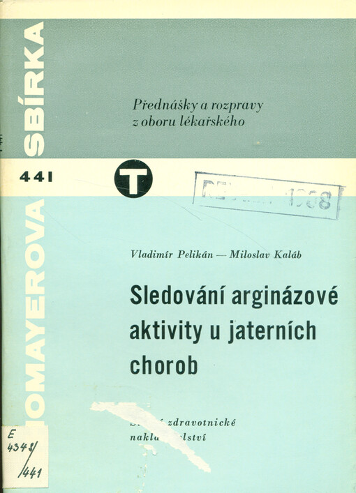 Sledování arginázové aktivity u jaterních chorob