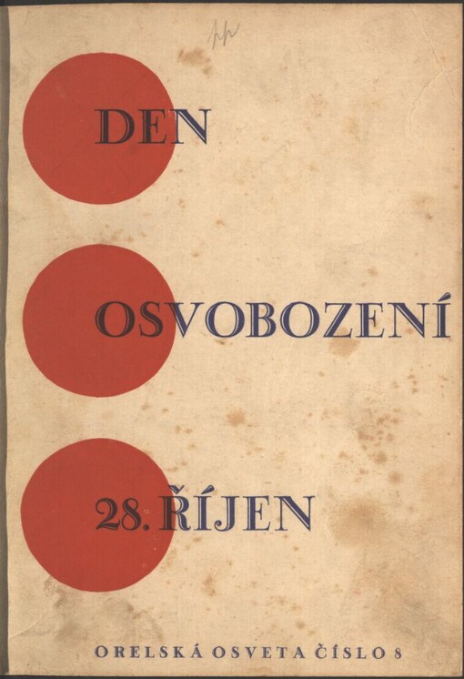 Den osvobození: sborník poesie i prósy k 28. říjnu